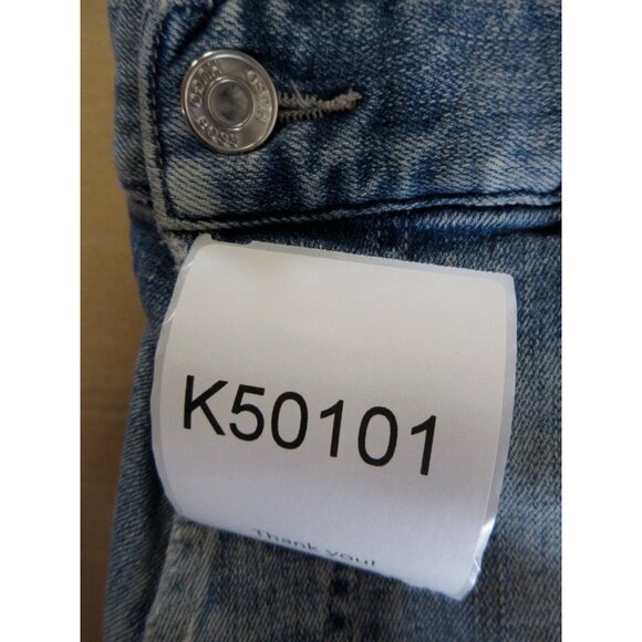 Hugo Boss Jeans Straight Button Fly Denim Paint Splatter Grunge 34X31 * - Picture 12 of 12